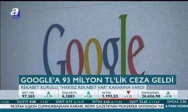 Google’a 93 milyon TL ceza!