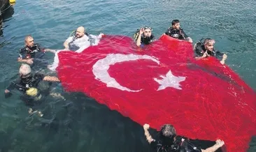 Vuruldukları yerde bayrak açtılar