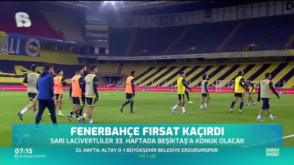 Fenerbahçe'nin üçüncülük şansı kalmadı