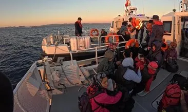 Ayvalık’ta 16’sı çocuk 33 düzensiz göçmen yakalandı #balikesir