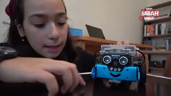 Amasyalı öğrenciler robotik kodlamayı emanet robotlarla evlerinde öğreniyor | Video