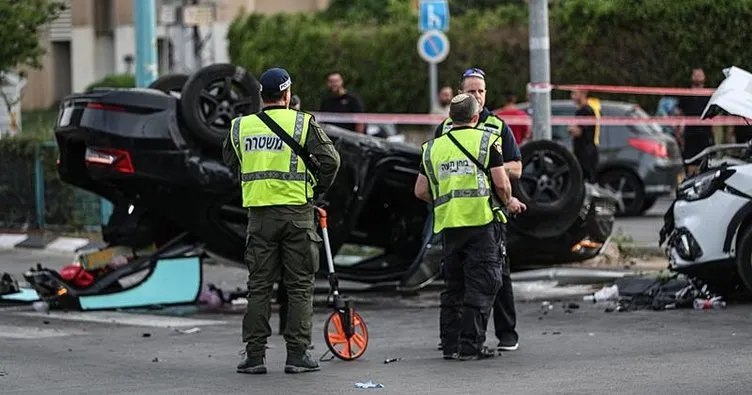 İsrailli bakanın aracı kaza yaptı, takla attı: 3 yaralı