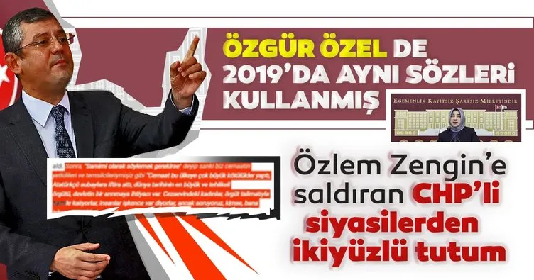 Özlem Zengin’e saldıran CHP’li siyasilerden ikiyüzlü tutum! Özgür Özel de 2019’da aynı sözleri kullanmış