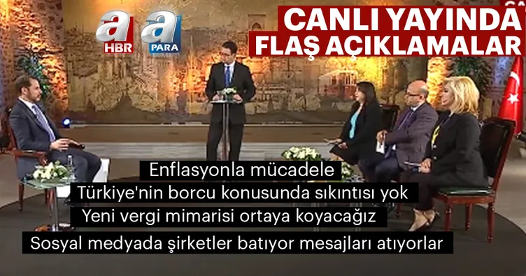 Bakan Albayrak Ahaber - Apara ortak yayınında flaş açıklamalar