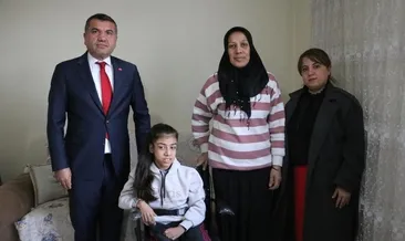 Bahçeli’den Diyarbakırlı engelli kıza tekerlekli sandalye sürprizi: Her zaman bize yardımcı oluyor