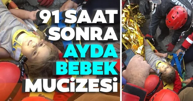 İzmir depreminden son dakika haberi: Rıza Bey Apartmanı'nda yeni bir mucize yaşandı! 91 saat sonra Ayda bebek enkazdan çıkarıldı