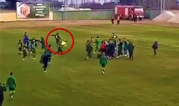 Darıca Gençlerbirliği - Tepecikspor maçında yumruklar havada uçuştu!