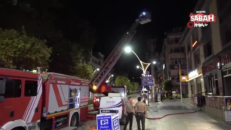 İş yerindeki fritözden yangın çıktı | Video