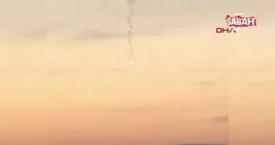 Bursa’da heyecana sebep olan gökyüzündeki esrarengiz cisim kamerada | Video