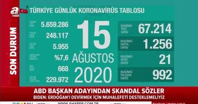Son dakika: Türkiye günlük 15 Ağustos koronavirüs vaka ve vefat sayıları açıklandı! | Video