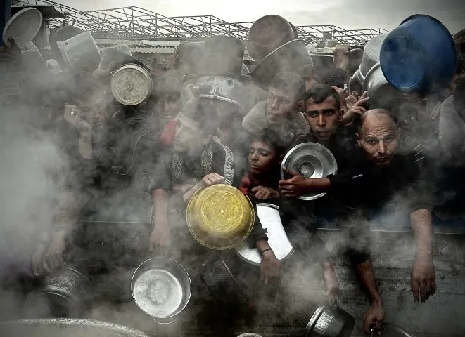 SON DAKİKA | Siyonist İsrail sadece silahlarla katletmiyor! Gazze’den kalan kıtlık ve açlık
