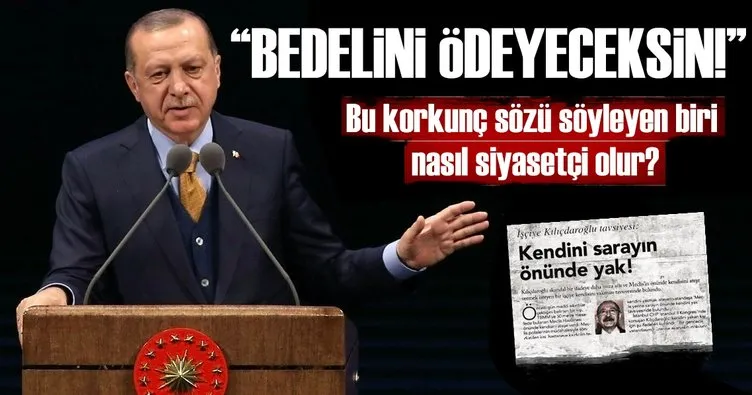 Erdoğan: Kılıçdaroğlu’na suça teşvikten davalarımızı açıyoruz