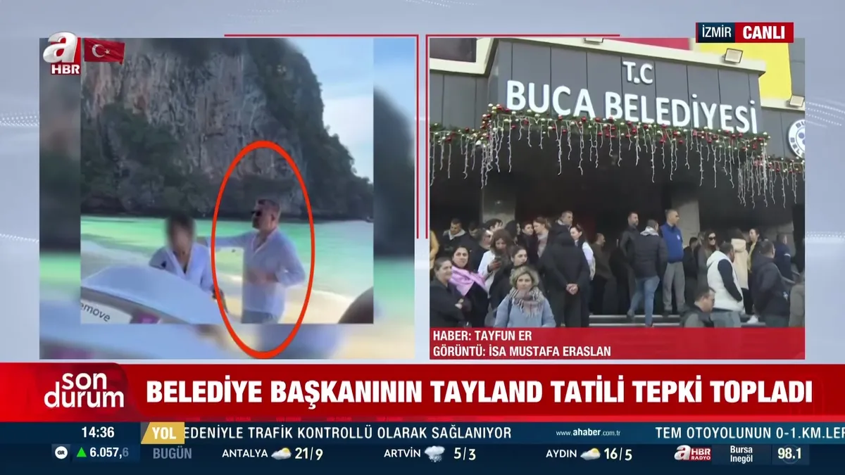 Buca Belediyesi’nde maaş krizi: CHP’li Başkan sevgilisiyle tatilde, maaşlarını alamayan işçiler eylemde! | Video videosunu izle Buca Belediyesi’nde maaş krizi: CHP’li Başkan sevgilisiyle tatilde, maaşlarını alamayan işçiler eylemde! | Video videosunu izle