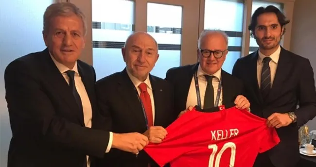 Nihat Ozdemir Fritz Keller Ile Gorustu Spor Haberleri