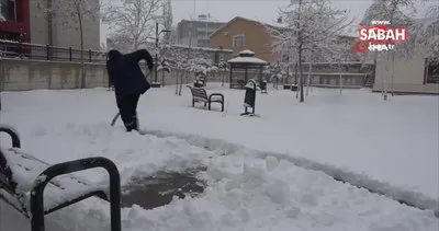 Erciş’te kar yağışı etkili oldu