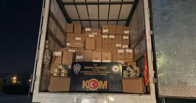 7 milyon makaron ele geçirildi #adana