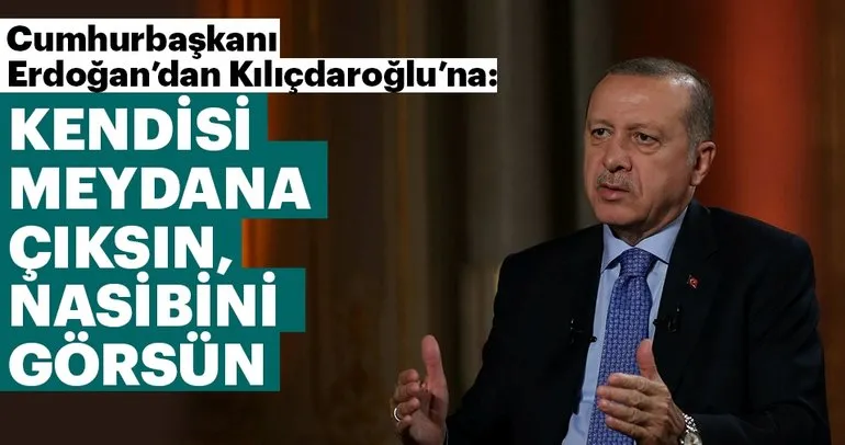Erdoğan’dan Kılıçdaroğlu’na adaylık çağrısı