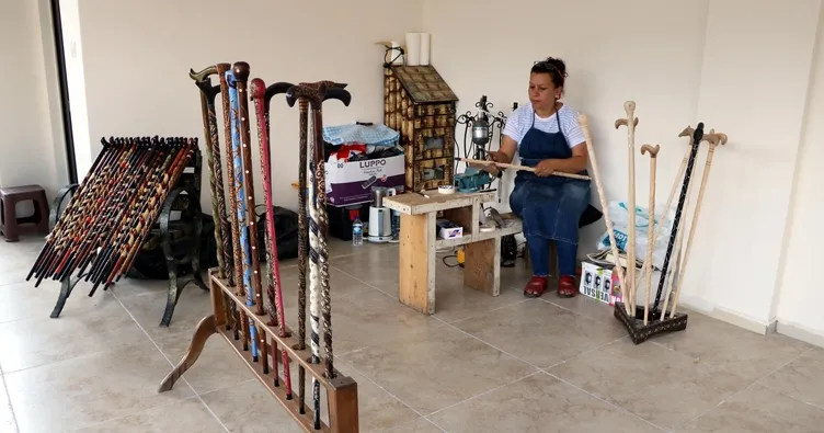 Devrek bastonu kadın eliyle daha güzel