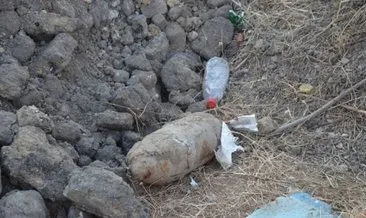 Çanakkale’de çöplükte patlamamış top mermisi bulundu