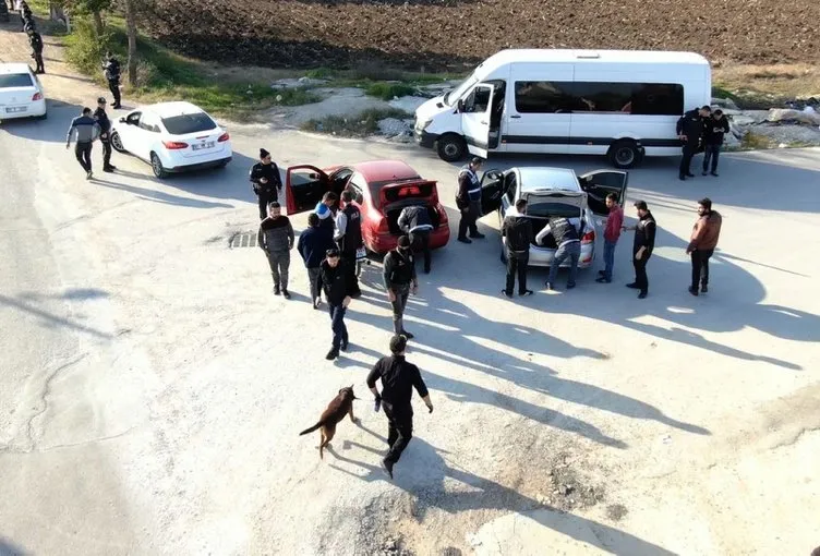 Adana'da 500 polisle asayiÅ ve narkotik operasyonu