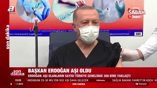 Son dakika haberi: Başkan Erdoğan’dan aşı sonrası ilk açıklama | Video