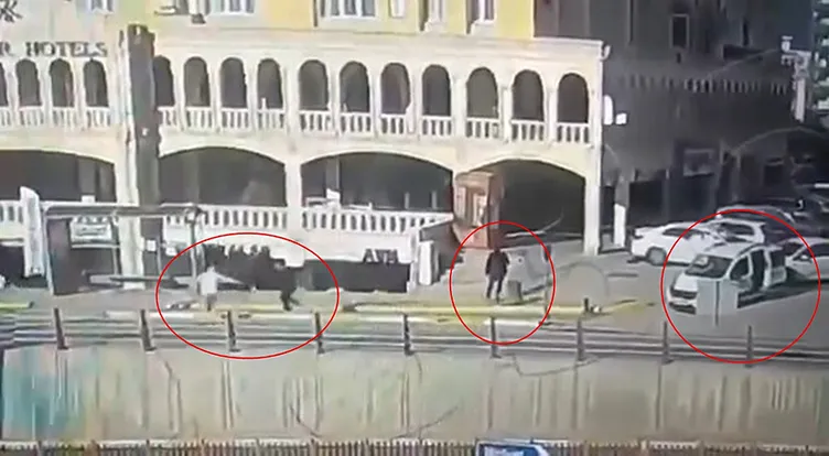 Adliye önündeki vahşetin görüntüleri ortaya çıktı! İşte o anlar…