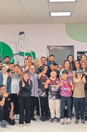 Engelli çocukların Cennet annesi