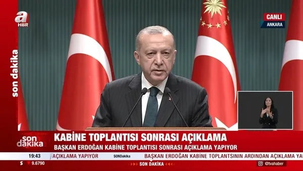 Son dakika: Kabine toplantısı sonrası Başkan Erdoğan’dan flaş açıklamalar