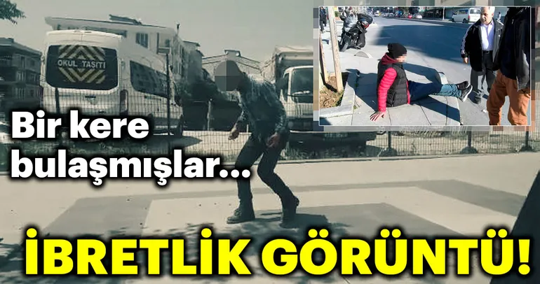 Esenyurt’ta yürek burkan görüntüler