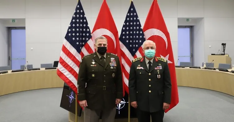 Genelkurmay Başkanı Orgeneral Yaşar Güler, ABD Genelkurmay Başkanı Orgeneral Mark Milley ile görüştü