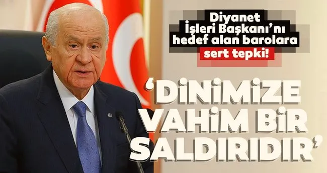 Devlet Bahceli Den Son Dakika Aciklamasi Dinimize Vahim Bir Saldiridir Son Dakika Haberler