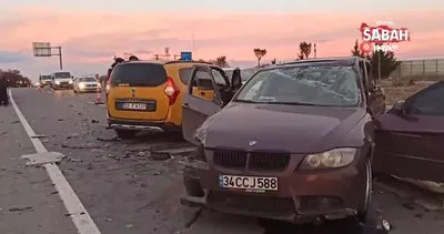 Kardeşler ayrı araçlarda zincirleme kazaya karıştı! Ağabey öldü, kardeşi yaralandı | video