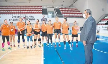 Voleybolcular lıge hazırlanıyor