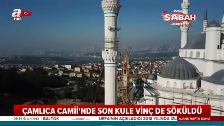Çamlıca Camii’nde sona yaklaşılıyor