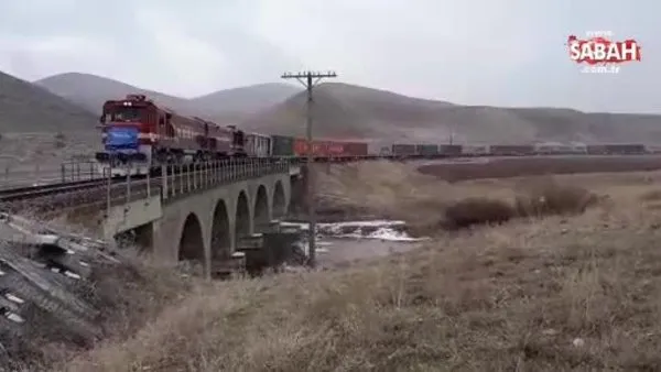 Türkiye’den Çin’e giden ilk İhracat Treni Erzurum’da | Video