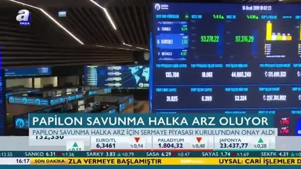 Papilon savunma halka arz oluyor