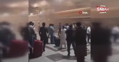Pakistan’da havalimanında yangın paniği! | Video