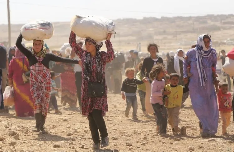 IŞİD’den kaçan Suriyeliler Türkiye’ye böyle sığındı