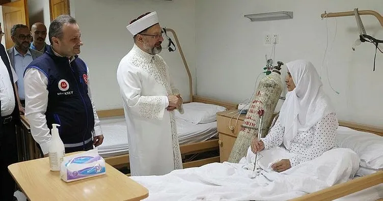 Hasta hacı adayları için Arafat’a ambulans servis