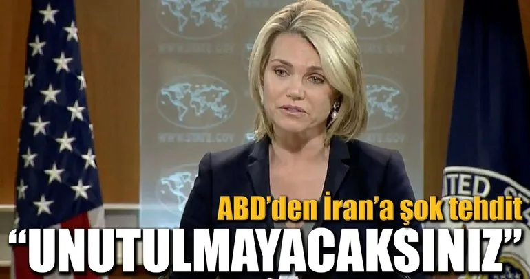 ABD'den İran'a şok tehdit