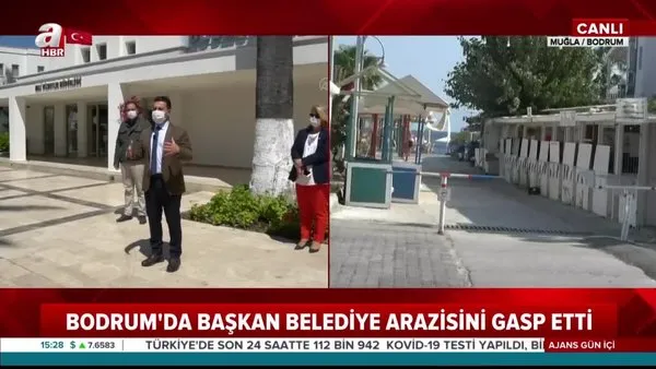 CHP’li Bodrum Belediye Başkanı Ahmet Aras belediye arazisini gasp etti | Video
