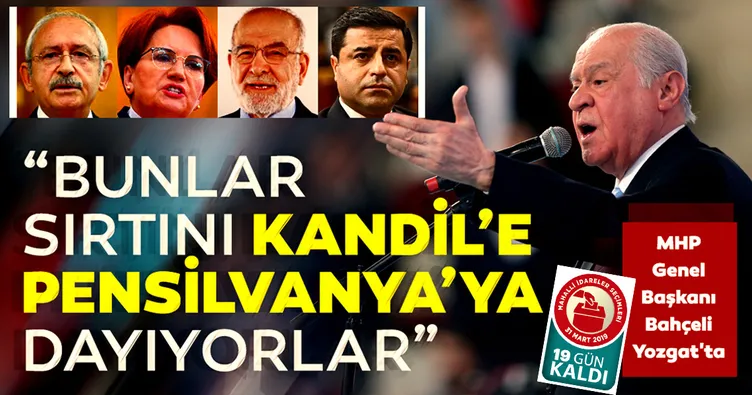 Bahçeli: Son kozlarını oynuyorlar, iftiralara sığındılar