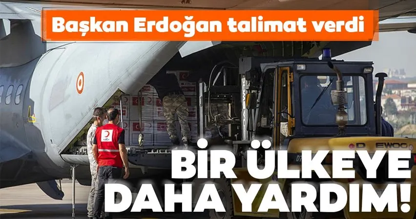 Başkan Erdoğan'ın talimatıyla hazırlandı! Türkiye, bir ülkeye daha tıbbi yardım malzemesi gönderdi