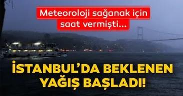 Son dakika haberi: İstanbul'da beklenen gök gürültülü yağmur başladı! Meteoroloji'den uyarı üstüne uyarı gelmişti...