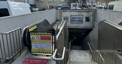 Yenikapı-Kirazlı Metrosunda faciadan dönüldü: Yürüyen merdiven bir anda çöktü!