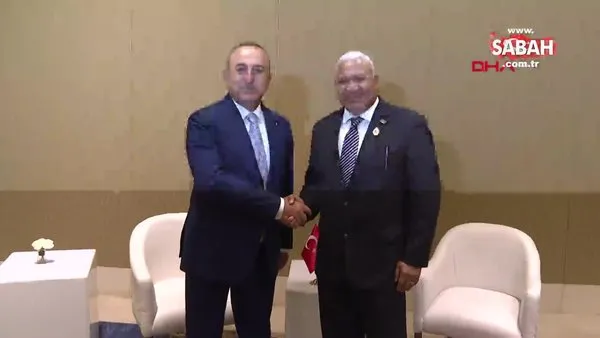 Bakan Çavuşoğlu, Endonezya'da G20 kapsamında ikili görüşmeler yaptı | Video