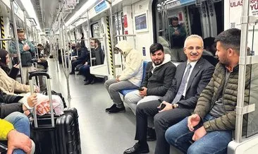 Havalimanı metrosunda yolcu rekoru