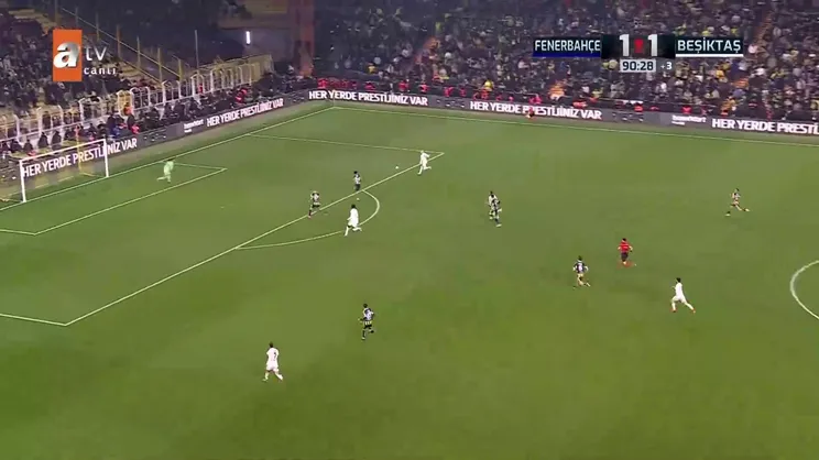 GOL | Fenerbahçe 1-2 Beşiktaş