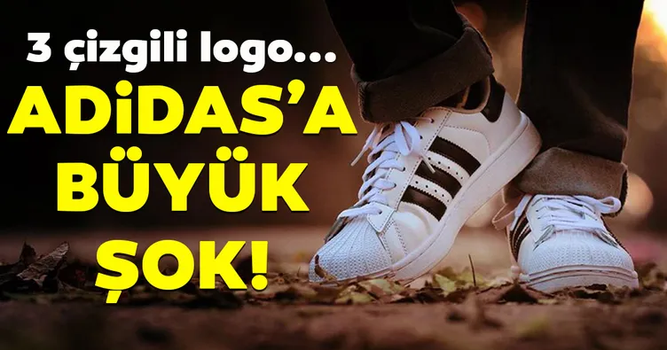 Adidas’a büyük şok! 3 çizgili logo...