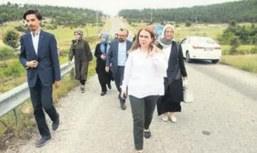 Gülten Kapıcıoğlu dağ köylerini geziyor